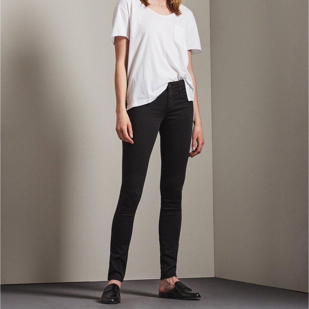 AG Adriano Goldschmied Black Legging Skinny Jean‎ Minimalist